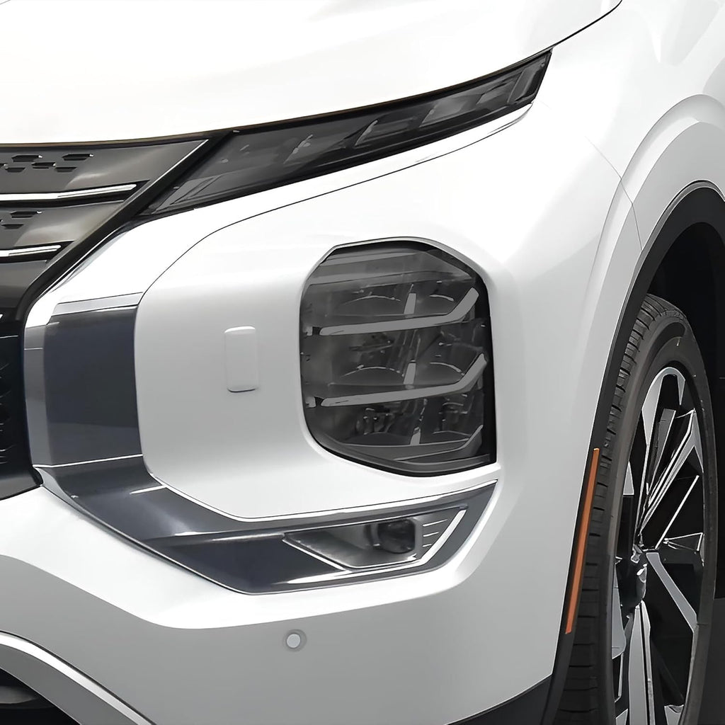 BOGAR TECH DESIGNS Full Headlight Head Light Tint Kit Compatible with Mitsubishi Outlander 2022-2025, Light Smoke