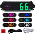 GPS Digital Speedometer for Car MPH, Universal HUD Speed Meter with LED Large Font & USB Cable, Plug and Play for Truck Motor SUV Golf Cart All Vehicles (Contain Car Charger Adapter)