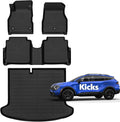 for Nissan Kicks Floor Mats 2024 2023 2022 2021 2020 2019 2018 Car Mats for Nissan Kicks Accessories All Weather Floor Mats Cargo Liner 2018-2024