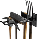 4 Pack Garage Storage Organizer for Tool Organization Heavy-Duty Solid Steel Wall Hanger for Garden Tools - Shovel Holder, Rake Broom Yard Wall Mount Hooks - Overhead Garage Storage Rack
