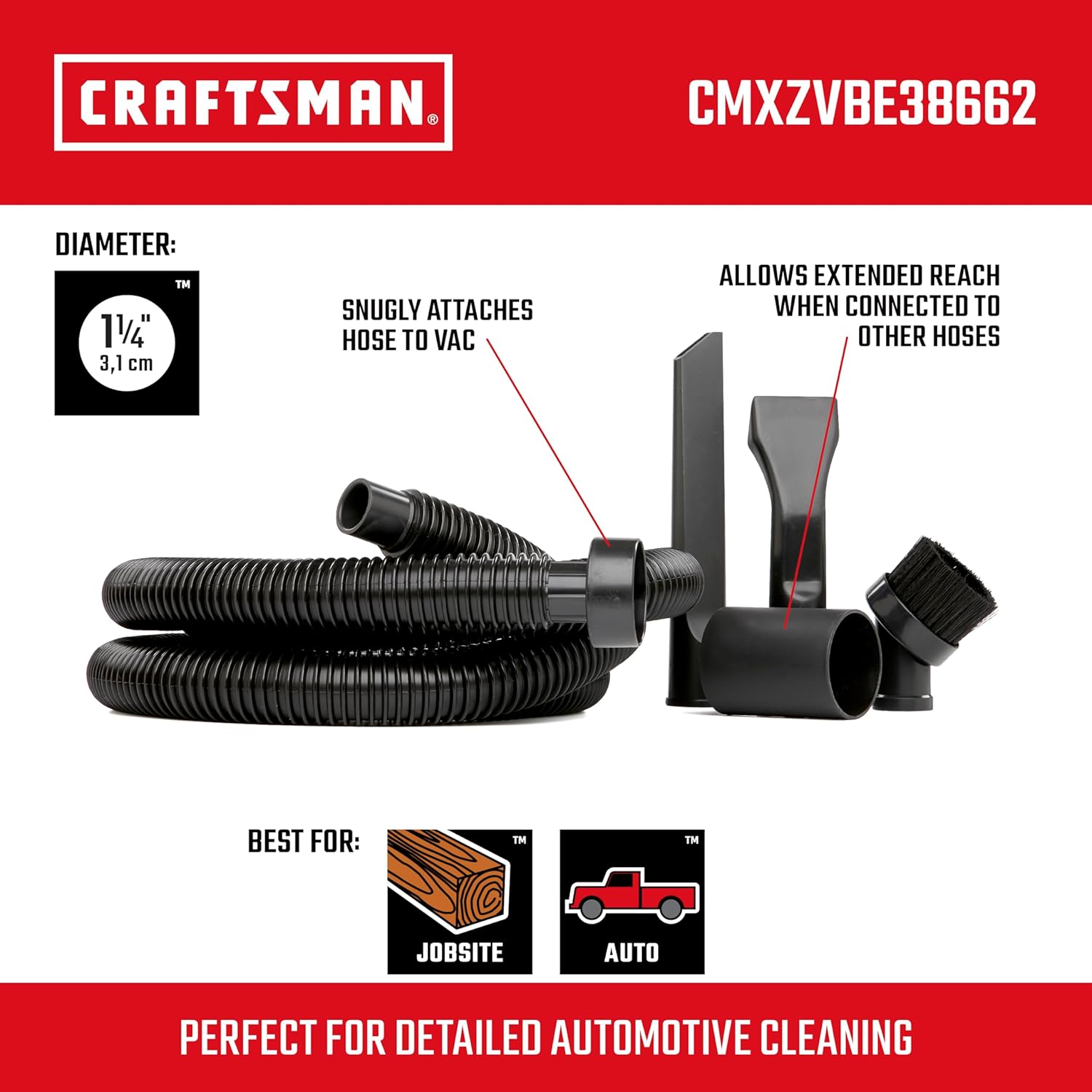 CRAFTSMAN CMXEVBE17590 9 Gallon 4.25 Peak HP Wet Dry Vac, Portable Shop Vacuum Wet and Dry with Filter, Dust Bag, Hose, Car Cleaning Kit and Micro Cleaning Kit for Home and Garage Cleaning