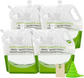 4 Pcs Paint Storage Pack Bags, 1.2L Reusable Paint Saver Bags with Funnel for Leftover Water Based Paint, Airtight Pouches for Easy Mixing & Dispensing for Home DIY Professional Painters