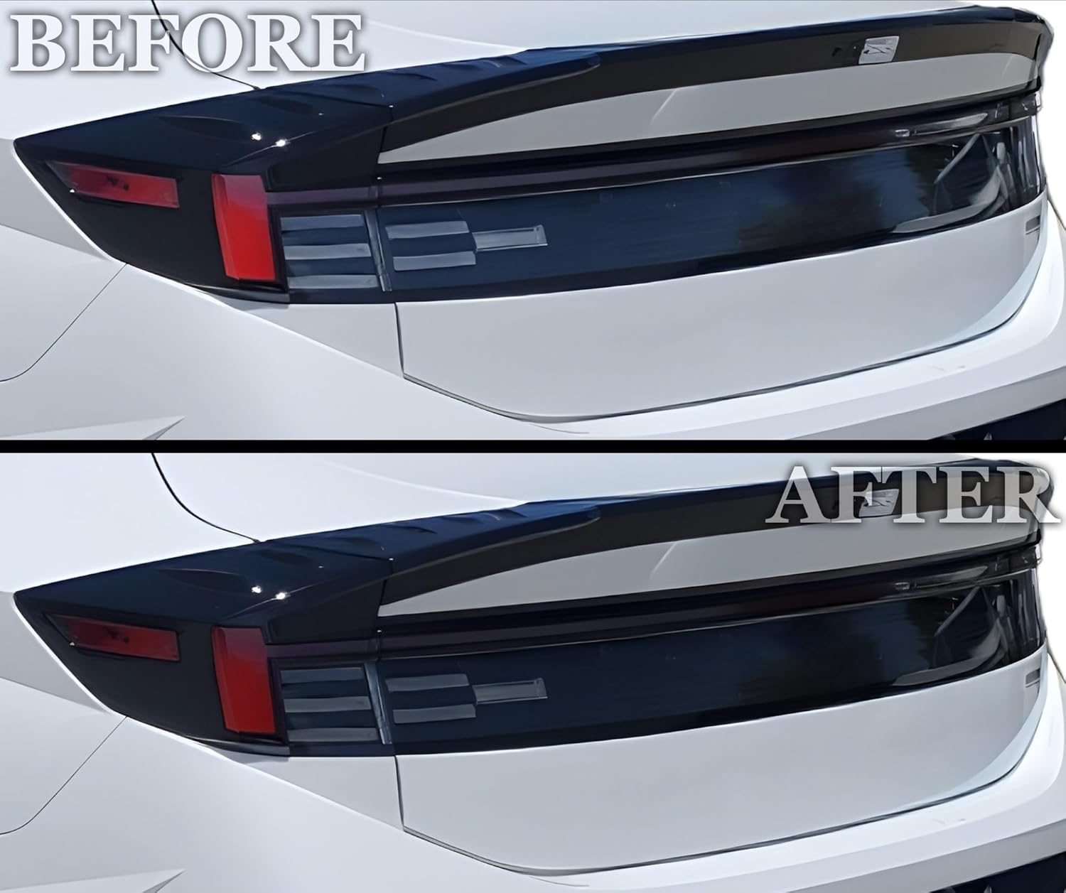 BOGAR TECH DESIGNS Precut for Hyundai Sonata 2024-2025 Full Headlight Taillight Tint Kit, Light Smoke