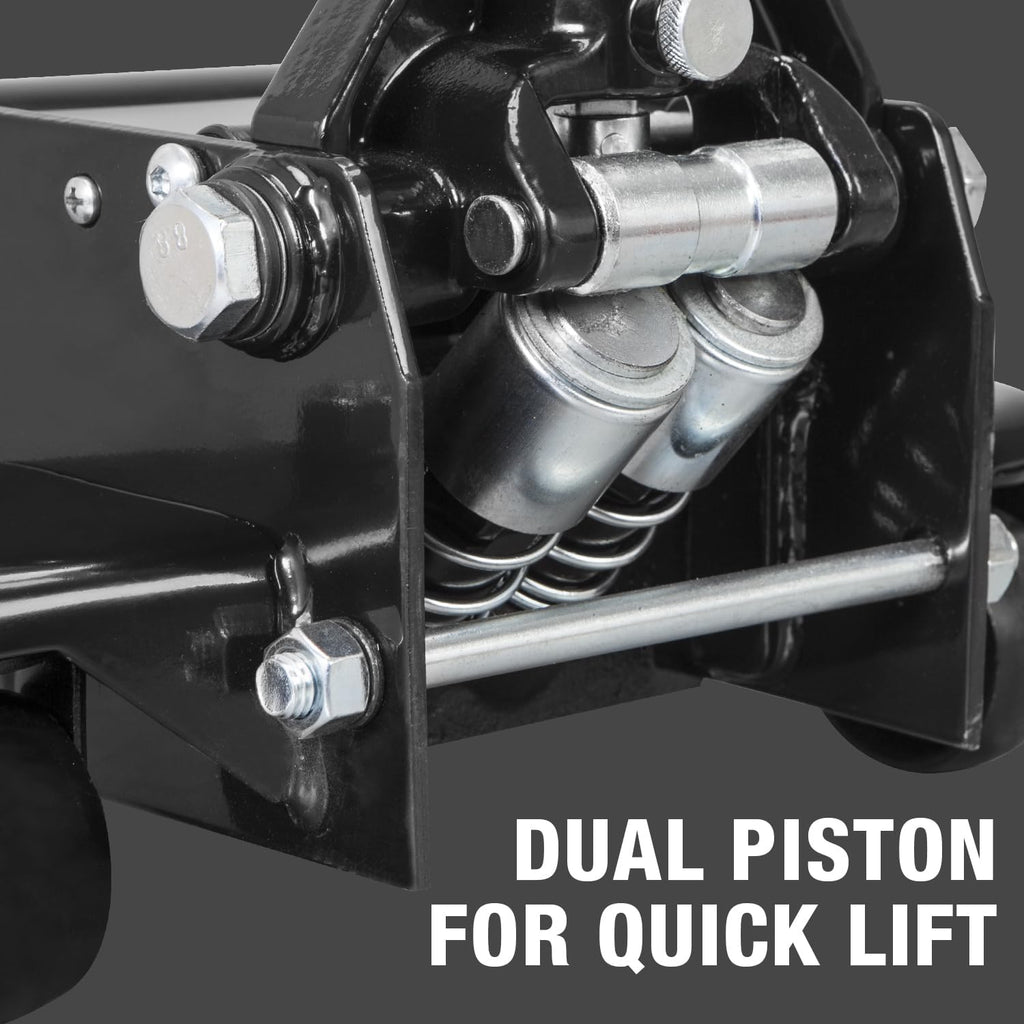 3 Ton Floor Jack Hydraulic Jack for Car with Dual Pumps, Quickly Lift for Cars, SUVs, Vans, Trucks, Heavy-Duty Steel Racing Floor Jack, 6600 lb Capacity