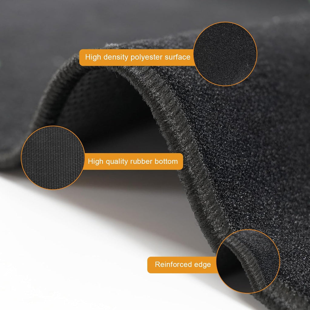 31x98IN Motorcycle Mat Compatible with Indian, Harley, Honda, Yamaha, BMW, Ducati, Suzuki, Kawasaki, Garage Floor Mat, Oil Absorbent Pad, TPR Backing Layer, Anti-Slip Washable Parking Mats