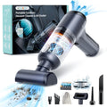 Car Vacuum Cleaner,80W/16Kpa/20Mins,Lightweight Mini High Power Pet Portable Handheld Cordless Vacuum Pro, Rechargeable Small Extractor Vacuum Detailing with Cleaning Gel for Car, Home and Office