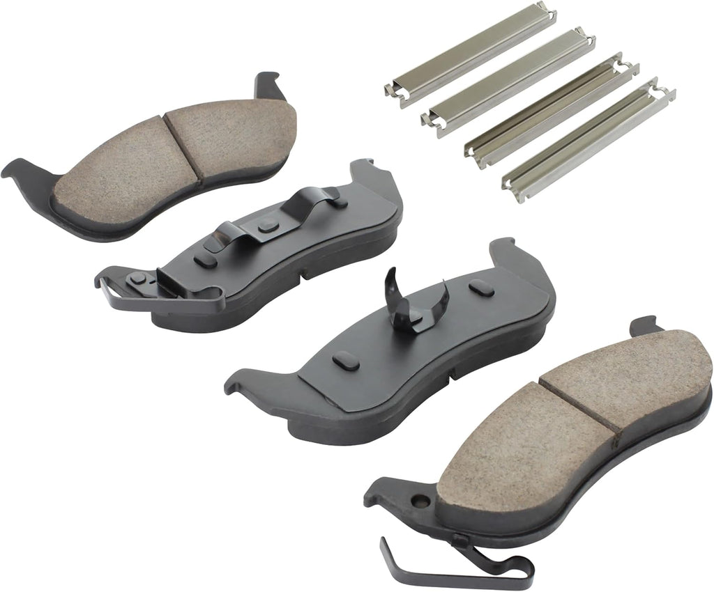 Premium Ceramic Rear Brake Pads (1001-0932C) Compatible with 2002-2011 Ford/Lincoln/Mercury (Crown Victoria/Grand Marquis/Marauder/Ranger/Town Car)