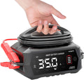 35 Amp Battery Charger, 6V/12V/24V Smart trickle Charger,car Battery Charger,Lithium, Lifepo4, Lead Acid (AGM/Gel/SLA...) Battery maintainer, desulfurizer, for:car, Boat, Motorcycle,Lawn mowers..