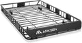ARKSEN 64 x 39 x 5 Inch Upgrade Universal Roof Rack - 150Lbs Capacity Heavy Duty Rooftop Cargo Carrier with Extension for Car, SUV & Pickup, Durable Steel, Easy Install, Spacious Storage