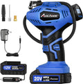 AVID POWER Cordless Tire Inflator Portable Air Compressor, 20V Rechargeable Battery Powered Car Tire Pump w/ 12V DC Adapter, Digital Pressure Gauge, Air Pump for Car, Bike, Motorcycle, Ball