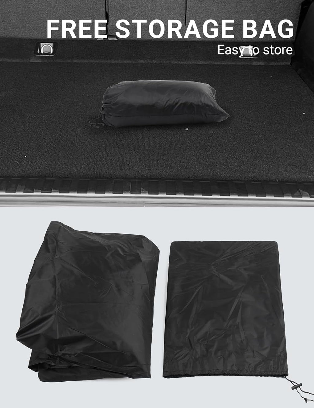 Proadsy 6 Layers Car Cover Custom Fit for Jeep Wrangler 4 Door JK JL YJ TJ 2018-2024 2025 Windproof All Weather Waterproof Sun Rain UV Dust Snow Protection Outdoor Covers