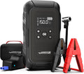 7000A Jump Starter with Air Compressor, VoltSurge 150PSI Battery Charger Pack (All Gas/10.0L Diesel), 12V Battery Jumper Starter Portable, Car Jump Box with Large LCD Display