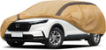 CRV Car Covers Waterproof All Weather Compatible with Honda CRV(1997-2024), Outdoor Anti-UV Sun Rain Protection Full Exterior Cover (Camel with Brown)