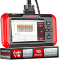 KINGBOLEN S600 OBD2 Car Scanner,ECM/TCM/SRS/ABS Code Reader with 10 Reset,Automotive Engine Scan Tool with OIL TPMS Brake Bleed ETS SAS Throttle Reset,AutoVIN Car Diagnostic Tools,Lifetime Free Update