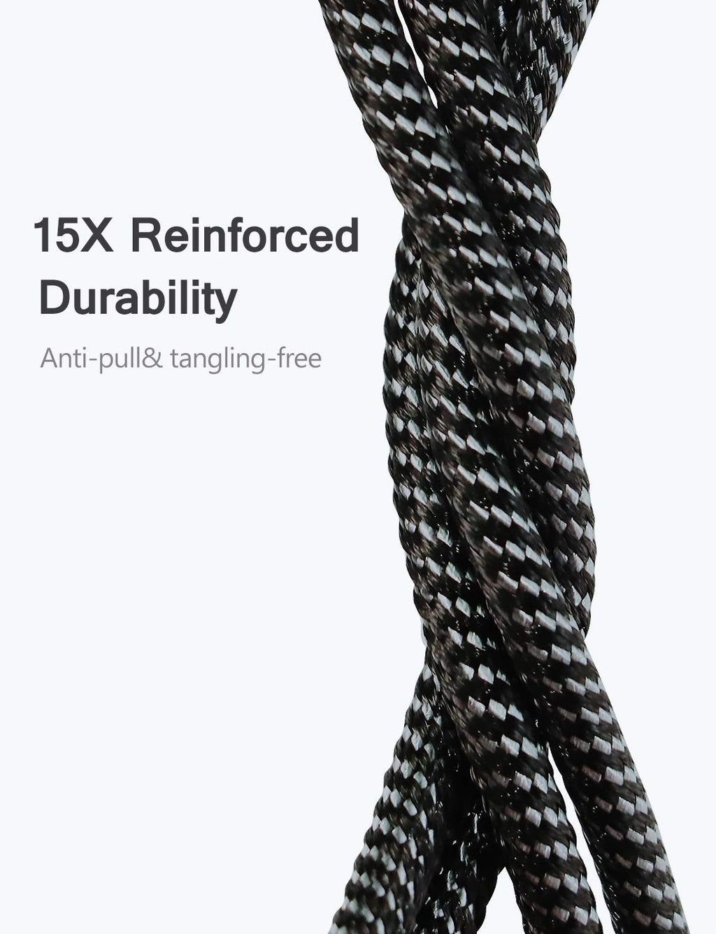 Short Lightning Cable 1FT 3Pack 12 inch iPhone Charger USB Fast Nylon Braided Charger Cord Compatible with Apple iPhone 13/12/11/XS/XR/X/8/7/6/6s Puls/iPad/iPods(Black)