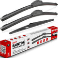 Windshield Wiper Blade Set Replacement for 2006-2011 Mini Cooper and Rear Windshield Wiper Blade-19"/18"/10" (Set of 3) U/J HOOK