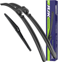 AJK Windshield Wiper Blade, OEM Quality Front and Rear Windshield Wipers for Mazda CX-5 2017 2018 2019 2020 2021 2022 2023 2024 2025, 24" 18" 14" Window Blades (Set of 3)