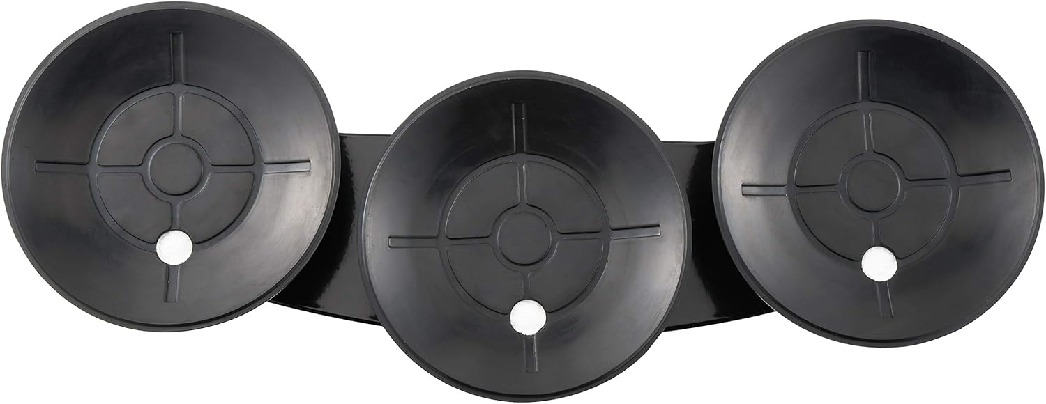 Bike Rack for Car Roof, Vacuum Suction Cup Bicycle Carrier Aluminium Alloy Roof Rack, with 5 Adapters for Most Bikes, 9x100mm/12x100mm/15x100mm/15x110mm/20x100mm/20x110mm (6" Suction Carrier)