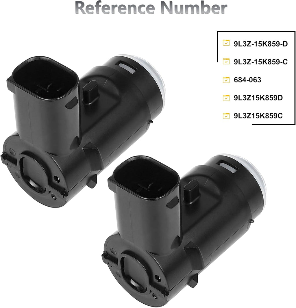 Backup Sensor Reverse Bumper Parking Assist Sensors Compatible with 2009-2014 Ford F-150 2010-2014Lincoln Mark LT Replaces# 9L3Z-15K859-D（4PCS）