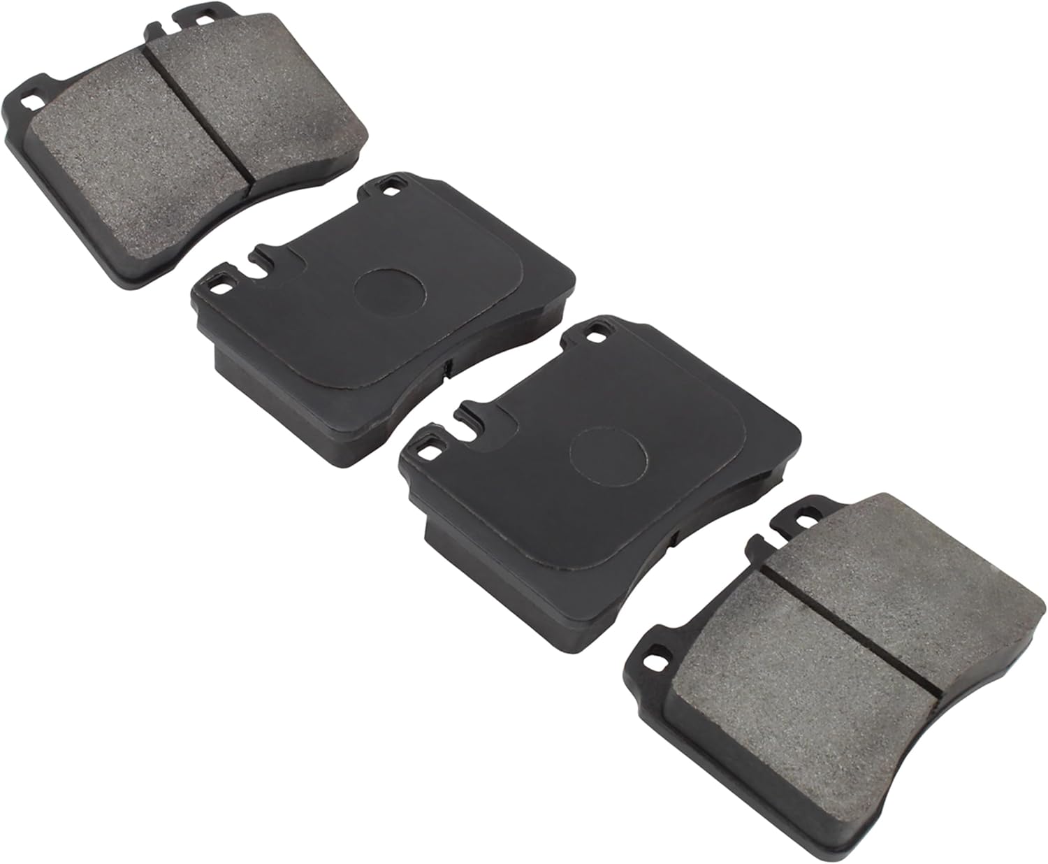 Premium Semi-Metallic Front Brake Pads (1001-0561AM) Compatible with Mercedes-Benz 300CE 1993-1990, 300E 1993, 300TE 1993, 400E 1993, E320 1995-1994, E420 1995-1994