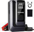 7-in-1 Jump Starter 6000A Car Jumper Starter Portable with 150PSI Portable Air Compressor, 12V Car Battery Charger, Tire Inflator, Flashlight, Power Bank