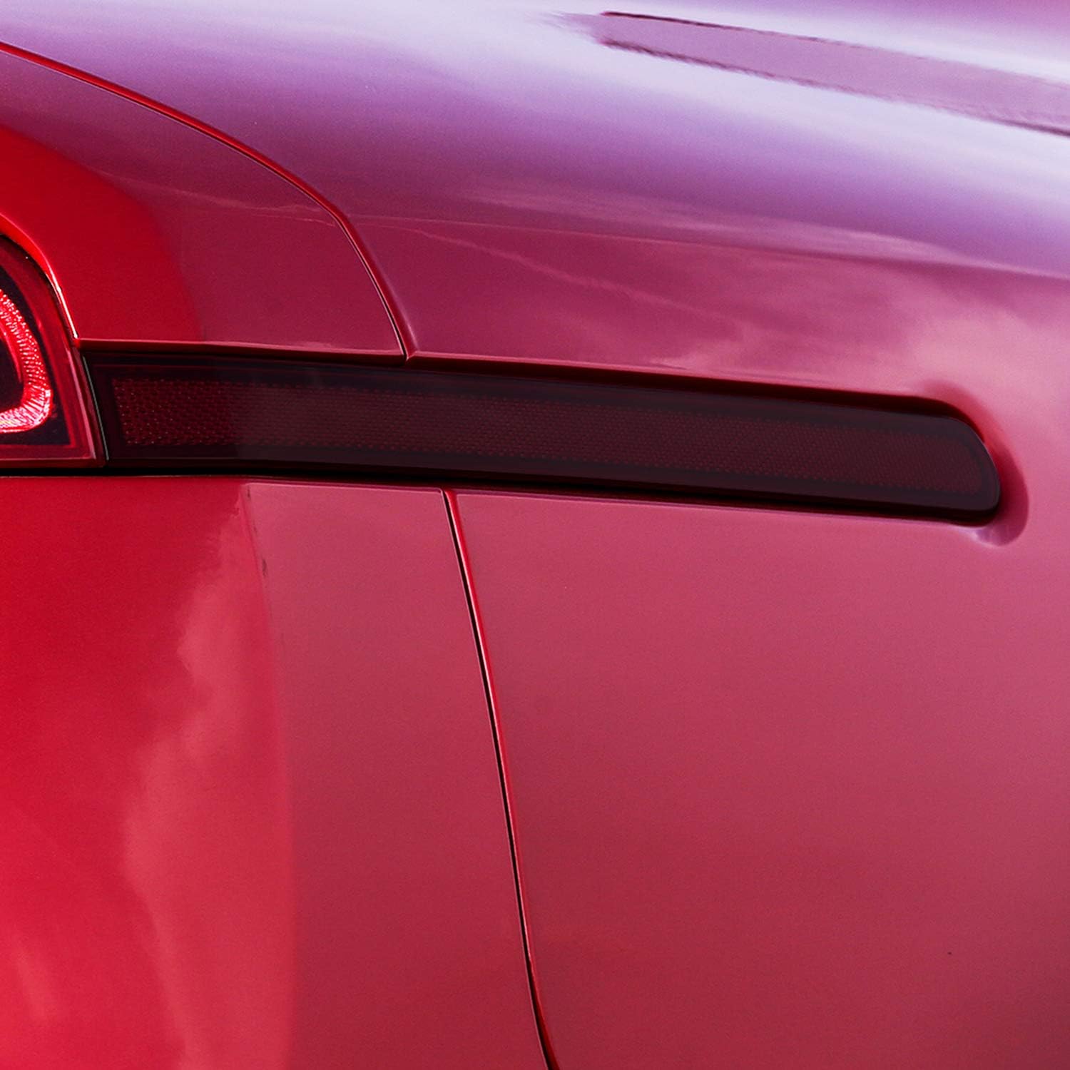 BOGAR TECH DESIGNS Sidemarkers Reflectors Lamp Precut Tint Kit Compatible with and Fits Kia Stinger GT (ONLY) 2018-2021, Dark