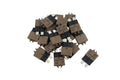 GLOSO Circuit Breakers E39 Manual (T3) Reset Low Profile ATC/ATO (7.5A - 25 Pack)
