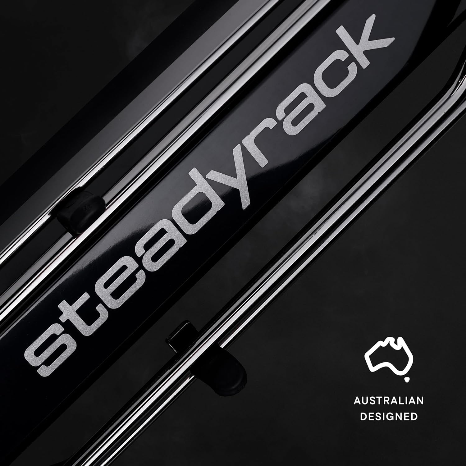 Steadyrack Bike Rack for Road Bikes - The Original Wall Mounted Vertical Bike Storage - Fits Narrow Tires - Space Saving Pivot Design - Heavy-Duty Steel Rack for Indoor Garage, Apartment or Home Use