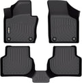 GINOWY-Floor Mats for Volkswagen VW Jetta 2012-2018 丨TPE All Weather Car Mat for VW Jetta Floor Liners Mat Custom Fit for Jetta Accessories Without Cargo Trunk Mat Trunk Liner