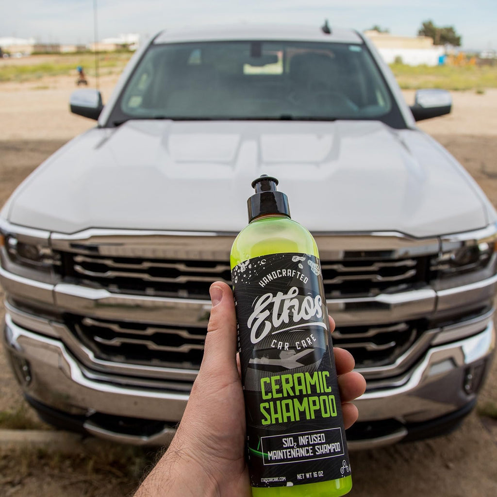 Ceramic Car Shampoo - Car Wash For Ceramic Coatings - Car Wash Soap - Adds Hydrophobic Protection | Enhances Ceramic Coatings, Waxes Or Sealants | Incredible Shine