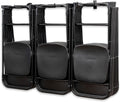 StoreYourBoard Chair Storage Rack Triple – Heavy Duty Folding Chair Rack for Home & Garage Organization, Holds 300 lbs, Chair Hangers for Folding, Patio, Beach & Camping Chairs