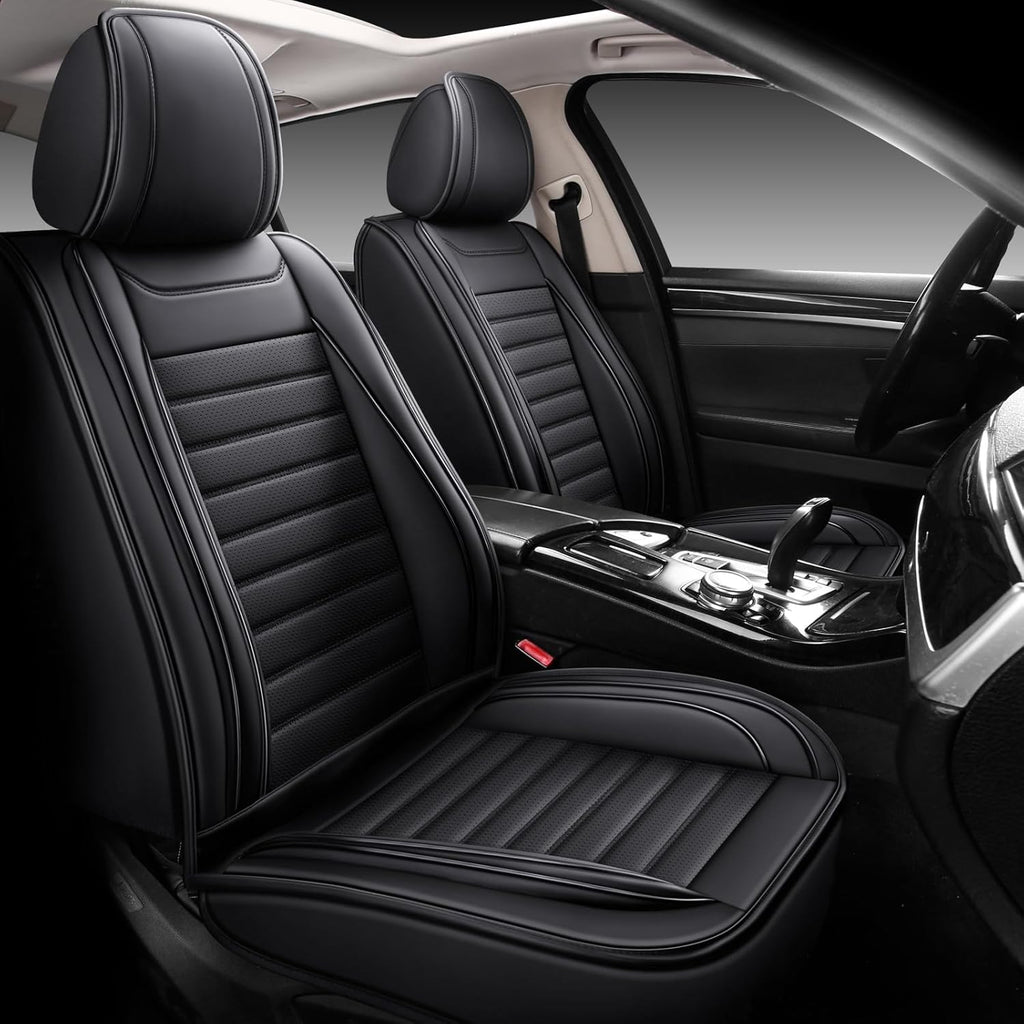 Car Seat Covers,Car Seat Protector Waterproof,Seat Covers Full Set, Car Seat Protectors,Automotive Seat Covers Fit for Most Cars Black