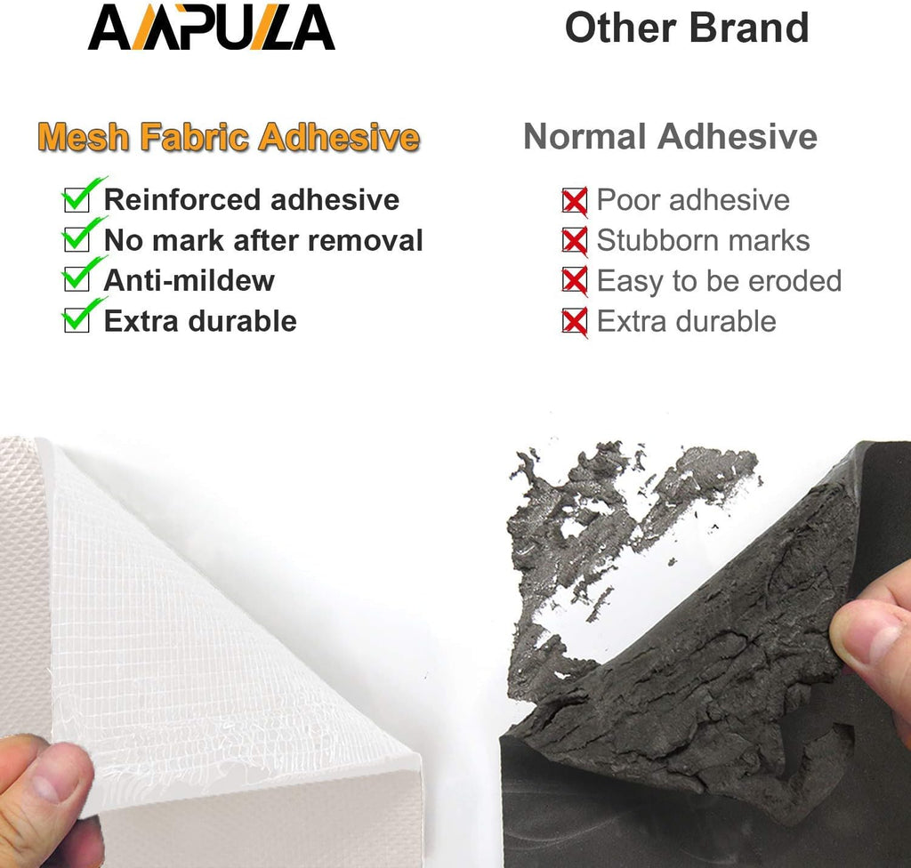 Ampulla Water Resistance Garage Wall Protector, Designed in German (1/4" Thickness White)