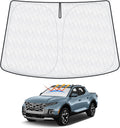 Cartist 5-Layer Windshield Sun Shade Fits for Hyundai Santa Cruz 2022-2025 2026 Hyundai Santa Cruz Accessories Foldable Car Front Window Sunshade Sun Visor