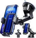 VANMASS True Upgrade [Top Military-Grade] Phone Holders for Your Car [Strongest Suction & Clip] Cell Phone Mount Dashboard Windshield Vent Stand Cradle for iPhone 16 Pro Max 15 14 13 Android, Blue