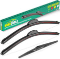 28" 20" 16" Windshield Wiper Blades Replacement for Toyota Sienna 2011 2012 2013 2014 2015 2016 2017 2018 2019 2020 Premium All Weather Front Rear Wipers Set - OEM Quality (Pack of 3)