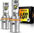 OXILAM Upgraded 9004 LED Bulbs, 20000 Lumens 600% Super Brighter HB1 Led Bulbs, Ture 1:1 Size as Halogen Bulbs，6500K Cool White Wireless Kit for 9004 Blubs, Plug & Play, Pack of 2