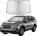 for Honda CRV 2023-2025 Sunshade Compatible Windshield Sunshade -EcoNour 240T Polyester Material Cars Sun Visor Reflector Blocks UV Rays - Foldable Sunshade Interior Protection Honda CRV Accessories