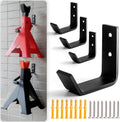 4 Packs Jack Stands Wall Mount Organizer, Heavy Duty Stainless Steel Holder Hook Fits 2 & 3 & 4 Ton Jack Stands