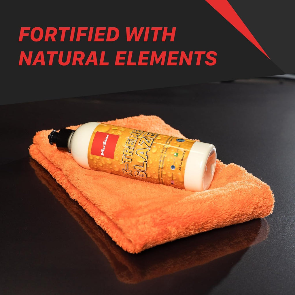 Maxshine 16oz XTreme Glaze – Ceramic and Montan Wax, Durable and Super Glossy Wet Finish Look, Long Lasting Protection