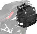 Rhinowalk Motorcycle Saddle Bag Waterproof Motor Pannier Bag Luggage Pack Quick Release Motorbike Side Bag 20L (Black)