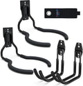 3-H Weed Eater Hanger 2 Pack,2 Large Garage Wall Hooks,1 Extension Strap,Utility Weedeater Rack,Tool Hangers for Organizing and Hanging Weed Wacker,Leaf Blower,String Trimmer,Power Tool in Garden