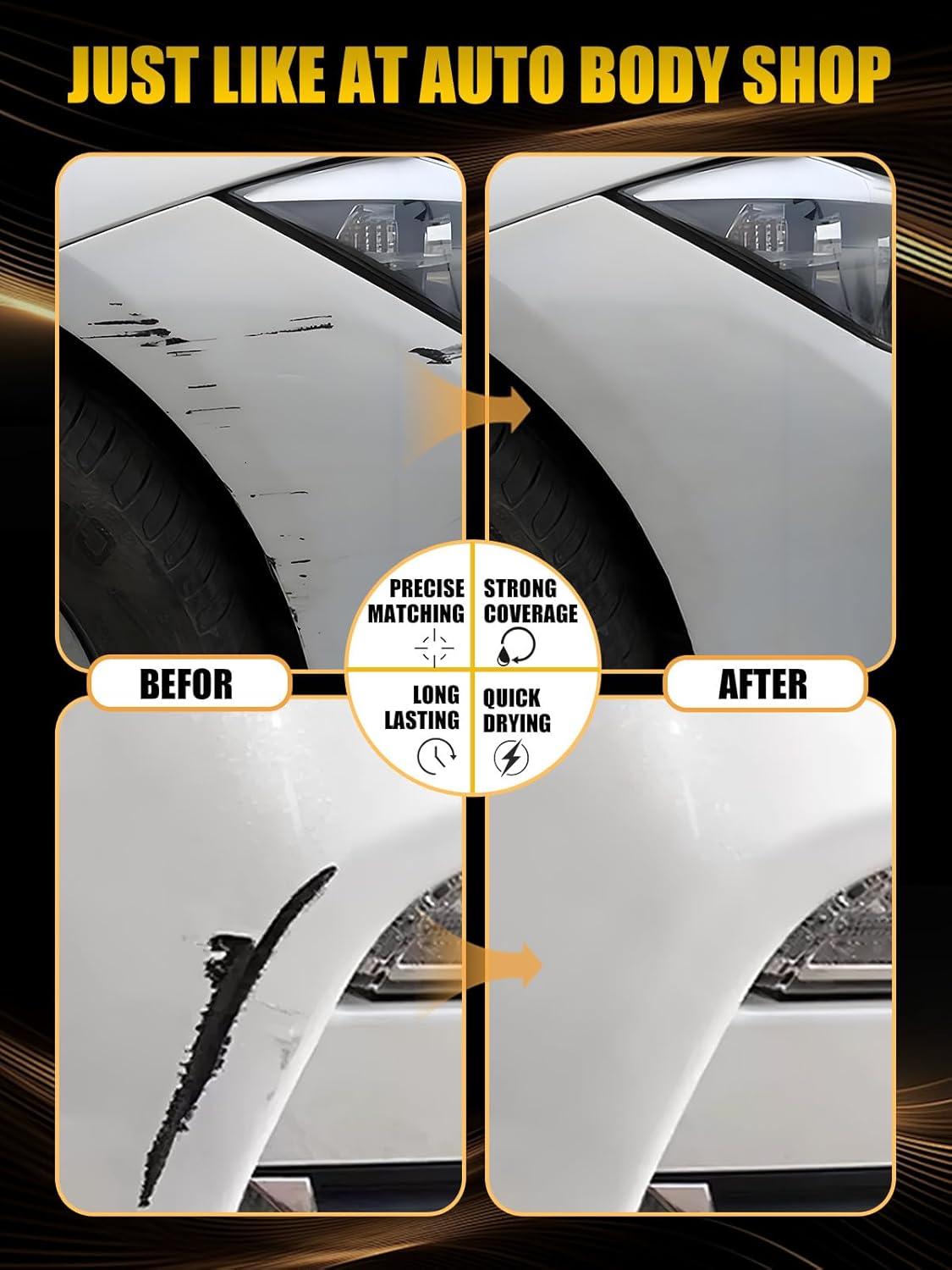 Scarlet Ember(NBL) Touch Up Paint Compatible with Nissan, Exact Match Car Paint Pen Automotive Scratch Repair Remover Kit Quick & Easy Solution for Vehile Chips and Nicks