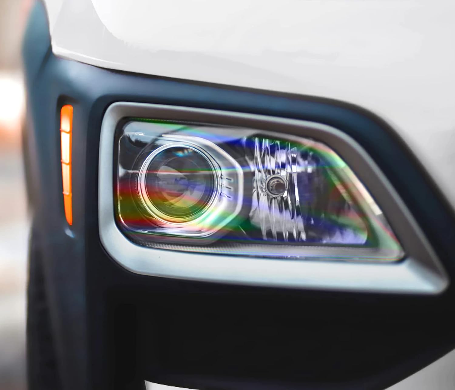 VViViD Extra-Wide Headlight Taillight Vinyl Tint Wrap (15.9" x 60" (Laser Clear Holographic))