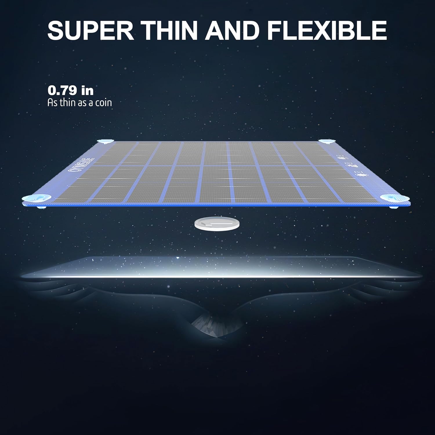 OYMSAE 30W 12V Solar Panel Battery Charger Portable Waterproof Power Trickle Battery Charger & Maintainer for Car Boat Automotive RV with Cigarette Lighter Plug & Alligator Clip