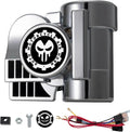 12V Snail Air Horn Train Horn for Motorcycle,Super Loud Air Horn Kit with Truck and Car, Motorbike Compatible - 150DB Train Sound for Boats & Pickups