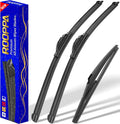 3 wipers Replacement for 2012-2017 Toyota Prius V, Windshield Wiper Blades Original Equipment Replacement - 26"/19"/11" (Set of 3) U/J HOOK