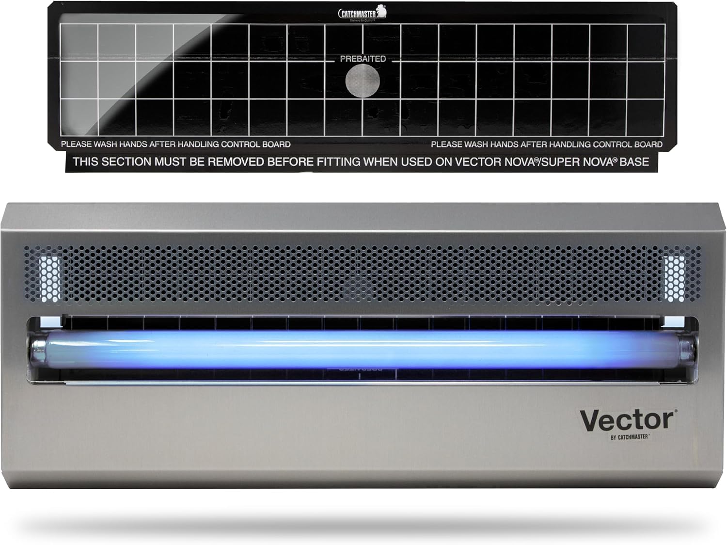 Catchmaster Vector 15, UV Light Fly Traps Indoor for Home, Electric Gnat Traps for House Indoor, Shatterproof Bulbs UV Lamp Fly, Insect & Mosquito Killer, Silent Bug Light for Kitchen, Shed, Garage