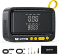 NEXPOW Tire Inflator Portable Air Compressor, 150 PSI Cordless Air Pump for Car Tires with Digital Pressure Gauge & Auto Shut-Off, Air Compressor Portable for Car, Motorcycle, Bicycle, Balls, Yellow