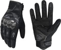 VXW Motorcycle Gloves for Men and Women - Gel Palm Sliders, Leather & Mesh Construction Full Finger Touchscreen, High-Speed Sports Gear for MTB/ATV/BMX/Motocross/Dirt Bike